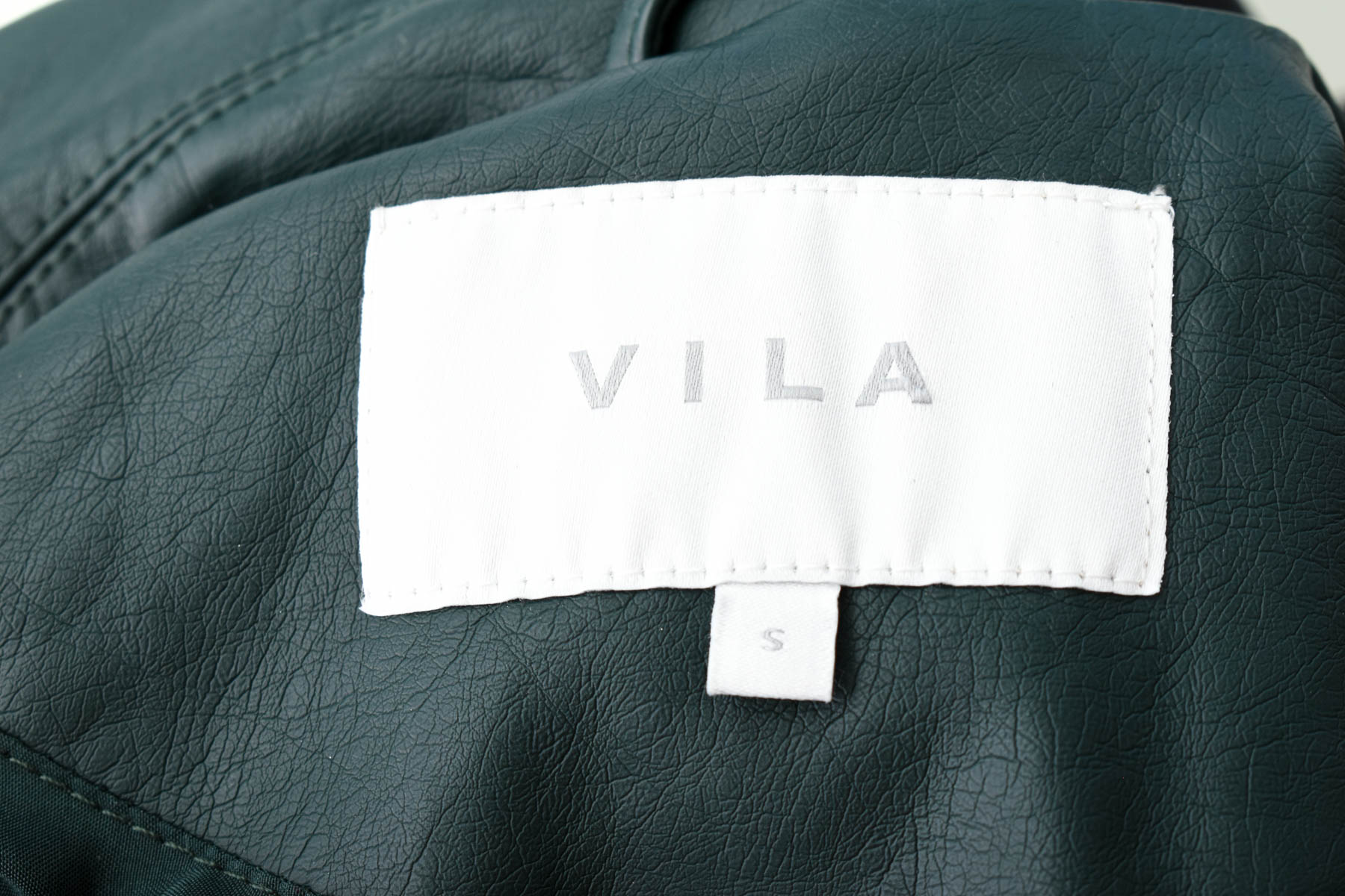 Women's leather jacket - VILA - 2