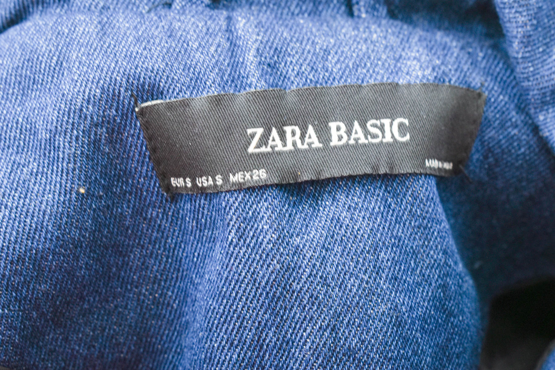Γυναικείο δερμάτινο σακάκι - ZARA Basic - 2