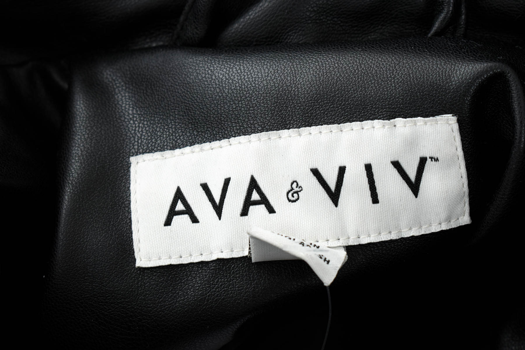 Γυναικείο δερμάτινο σακάκι - AVA & VIV - 2