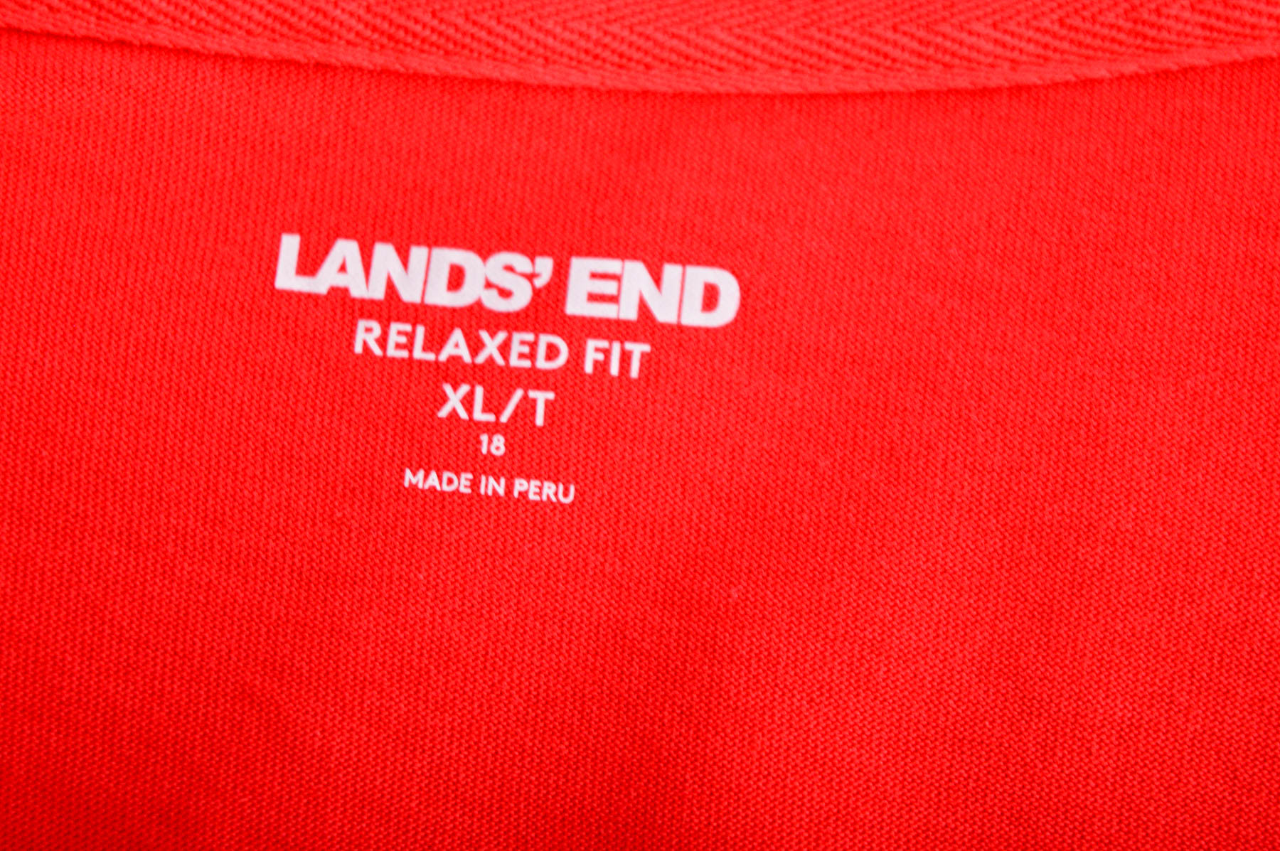 Męska koszulka - LANDS' END - 2