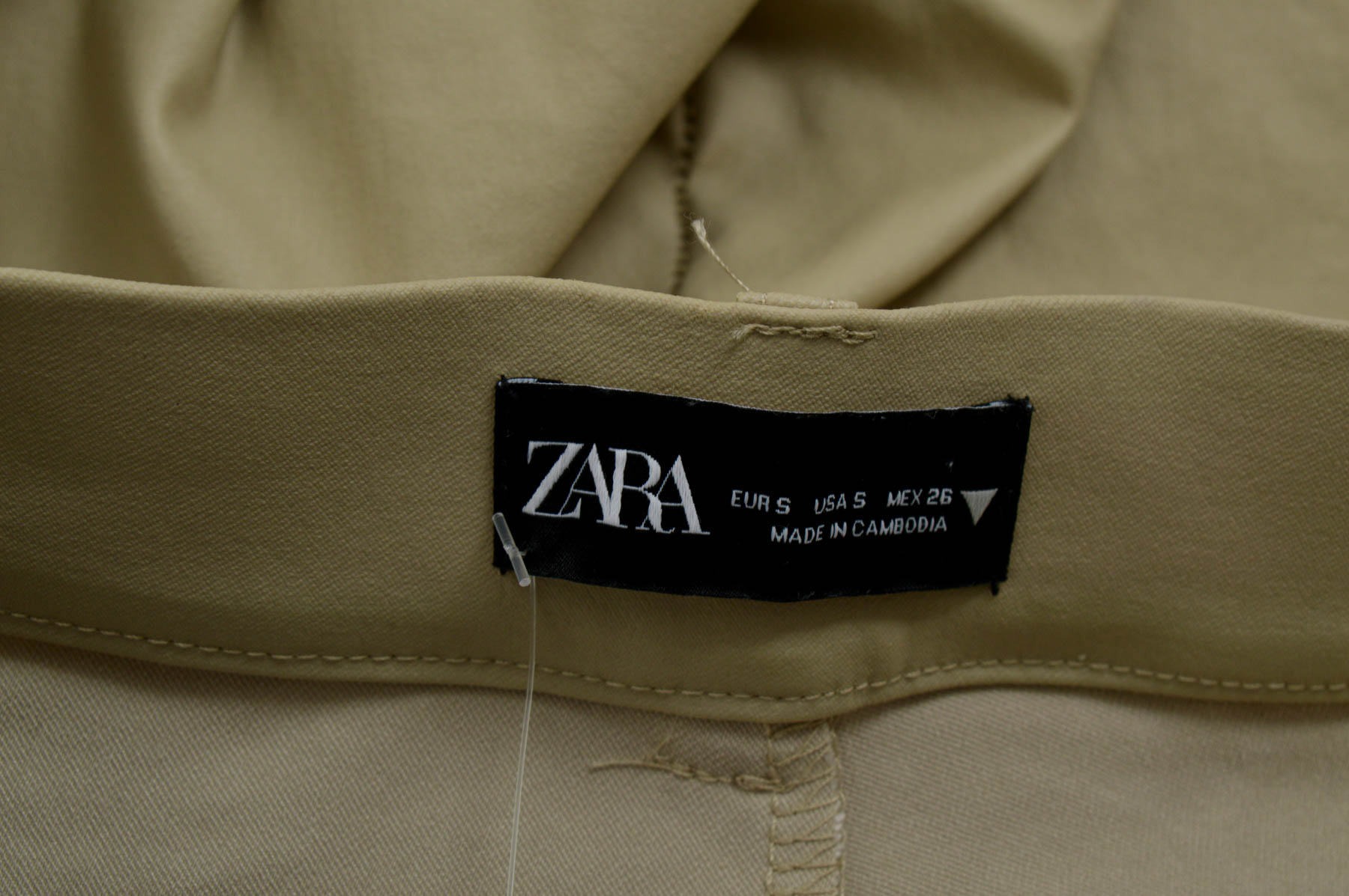Дамски кожен панталон - ZARA - 2