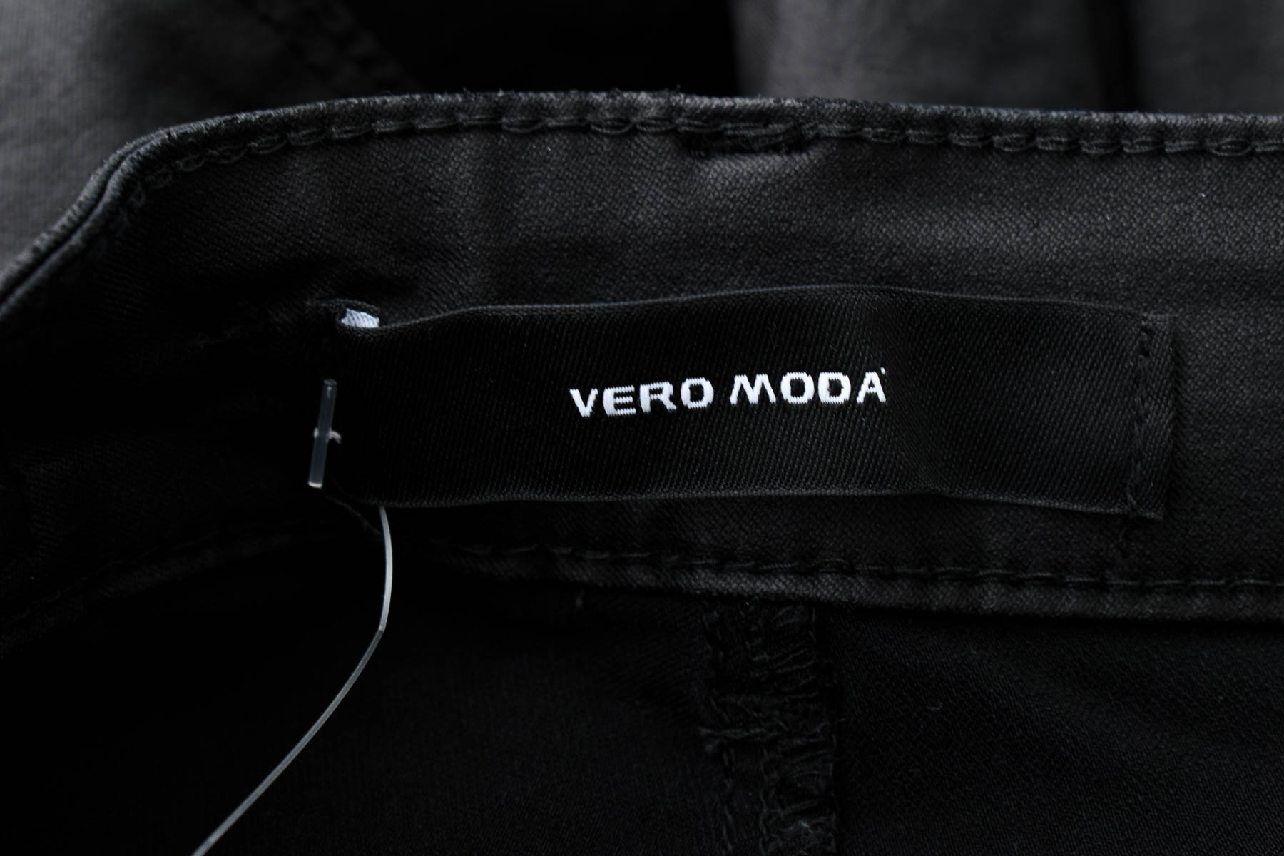 Damskie skórzane spodnie - VERO MODA - 2