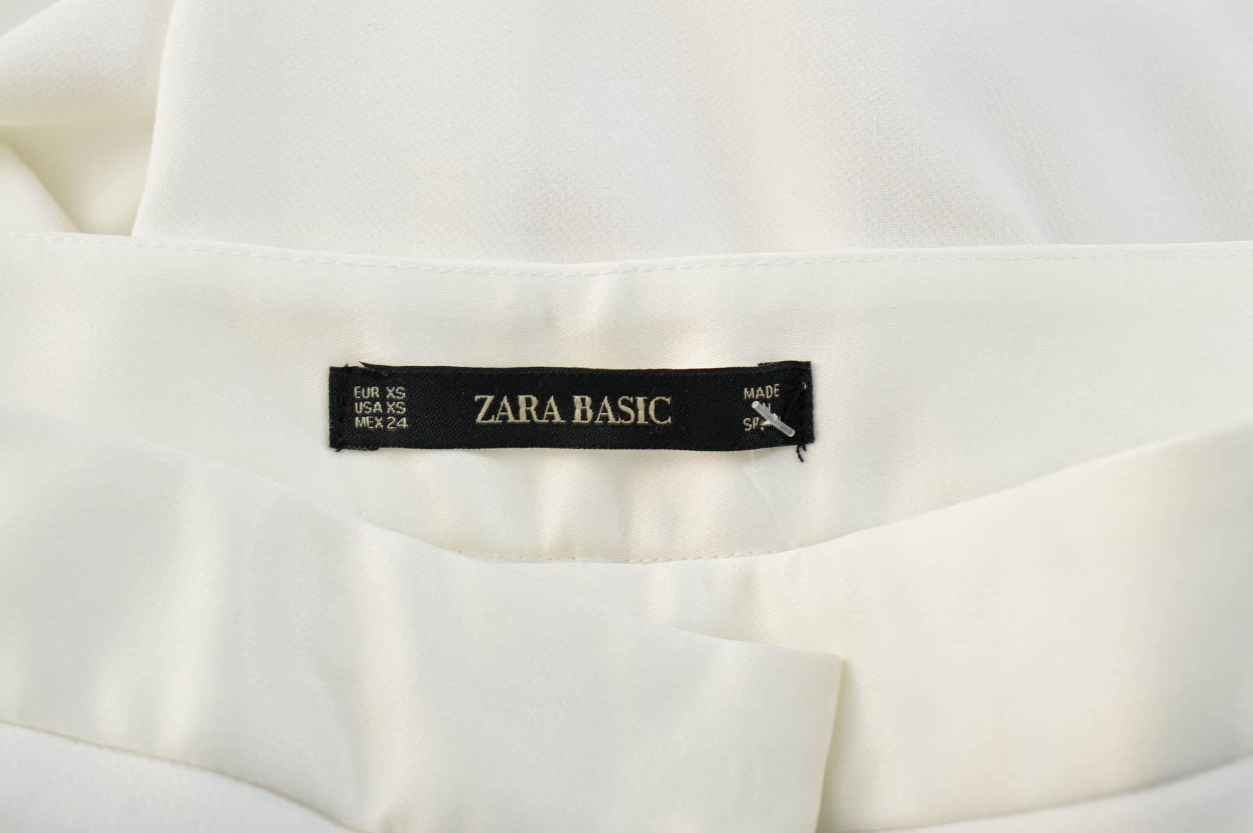 Pantaloni de damă - ZARA Basic - 2