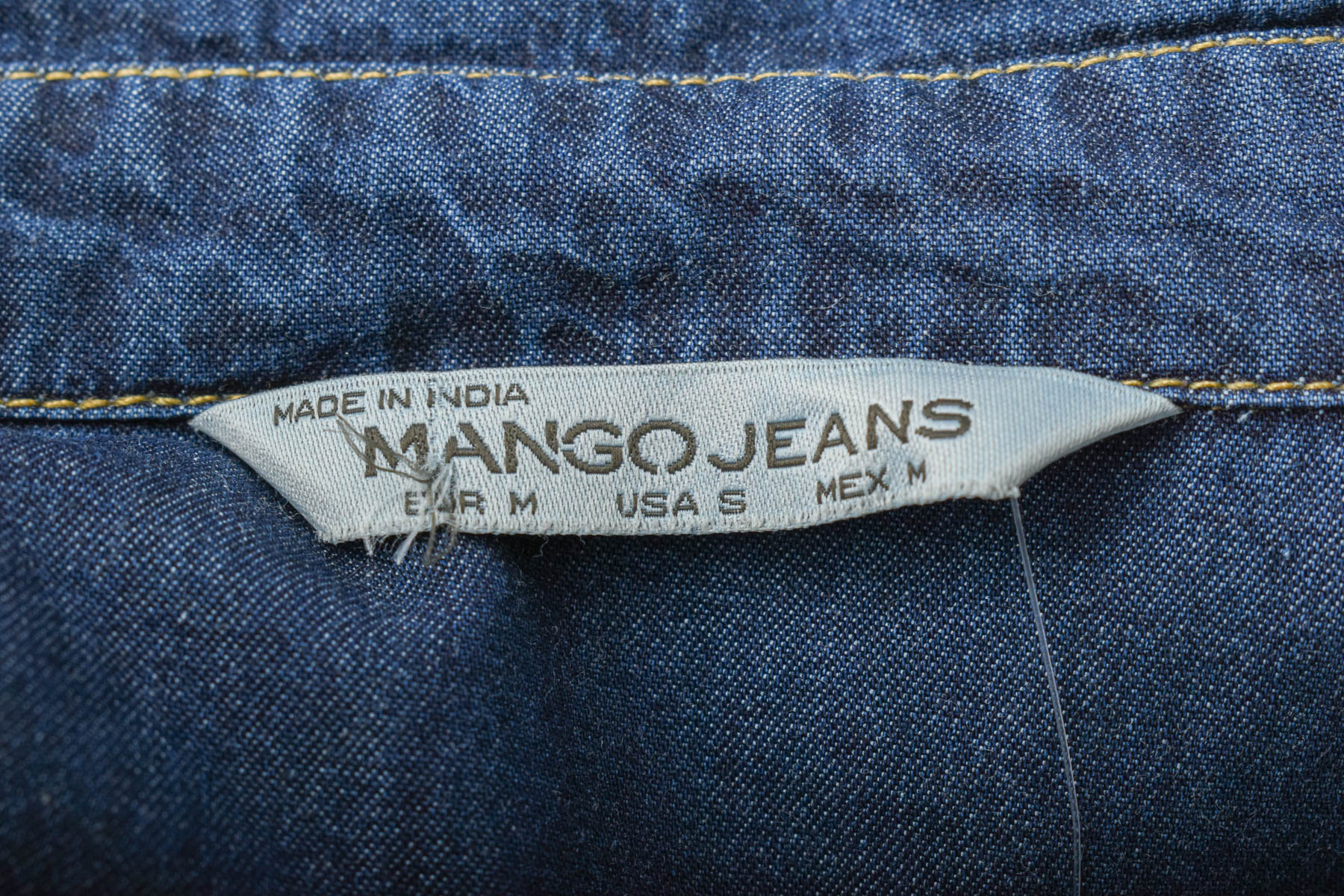 Дамска дънкова риза - MANGO JEANS - 2