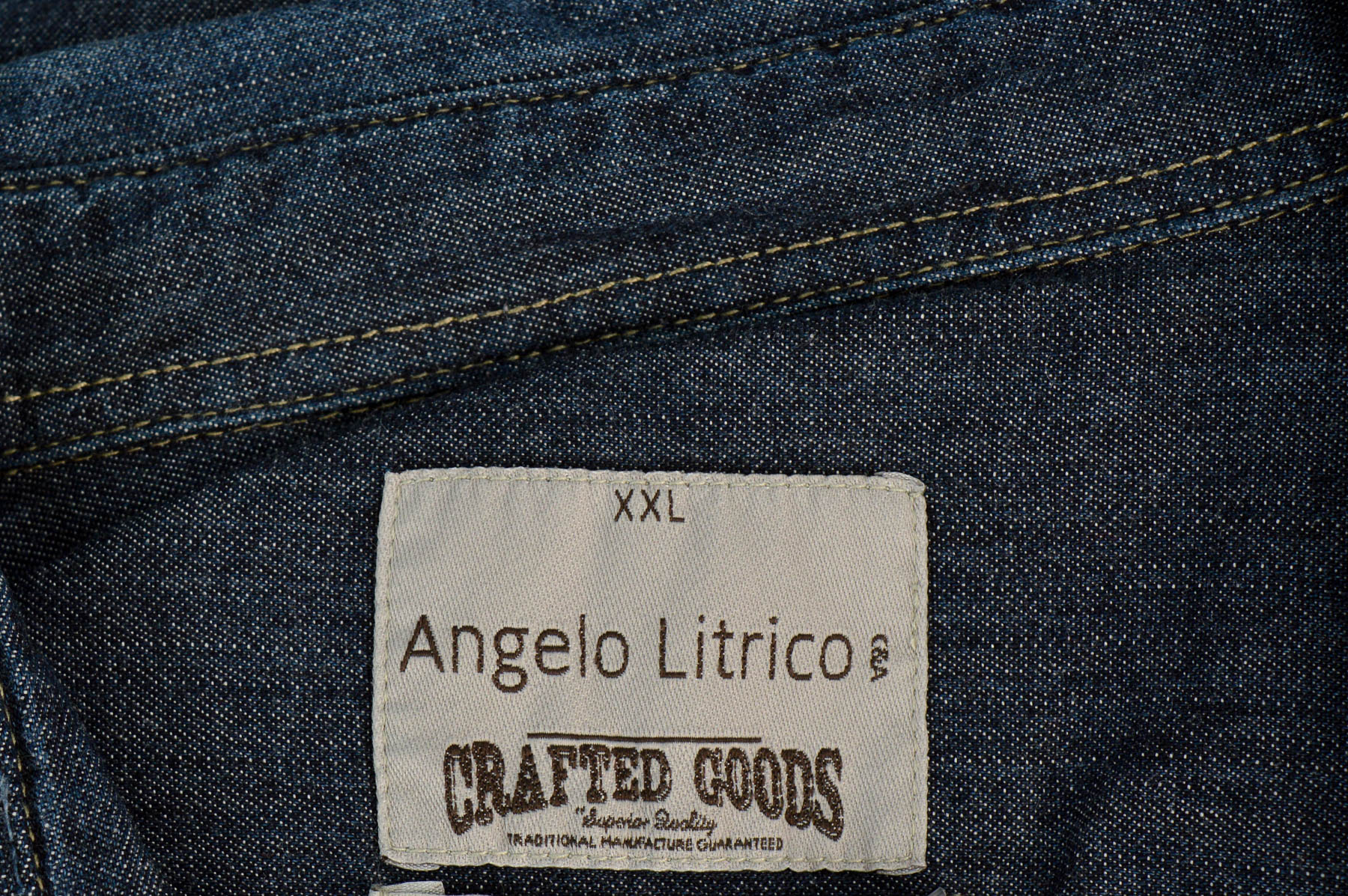 Мъжка дънкова риза - Angelo Litrico - 2