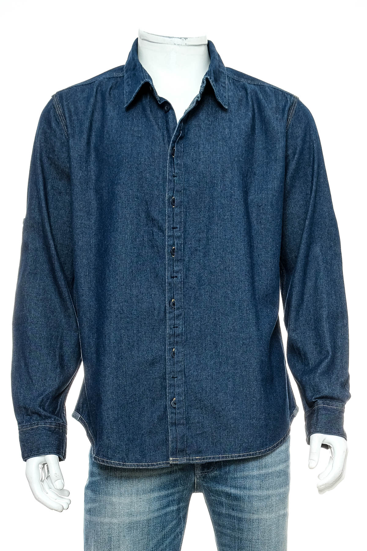 Мъжка дънкова риза - B&C Collection - 0
