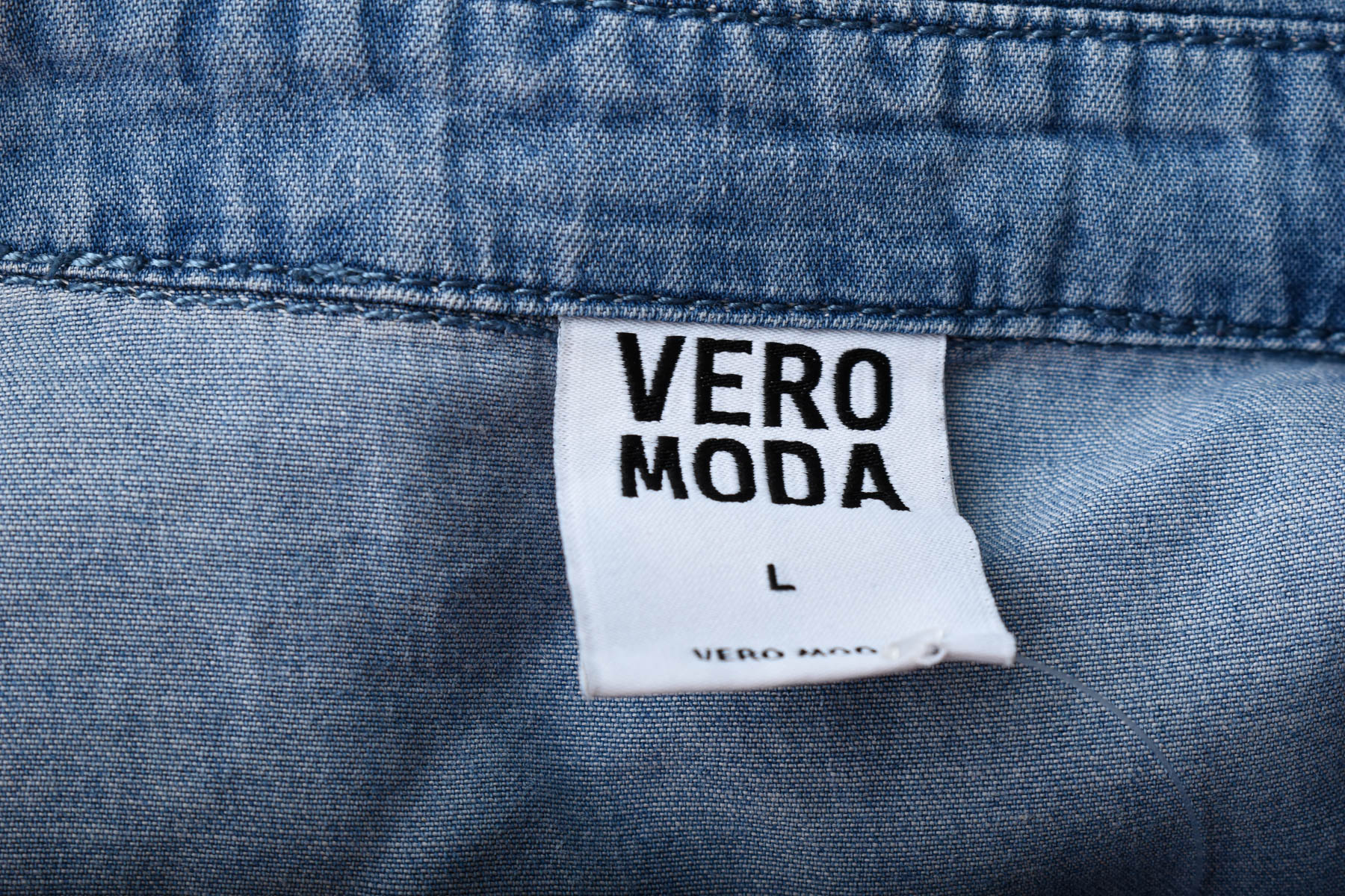 Дамска дънкова риза - VERO MODA - 2
