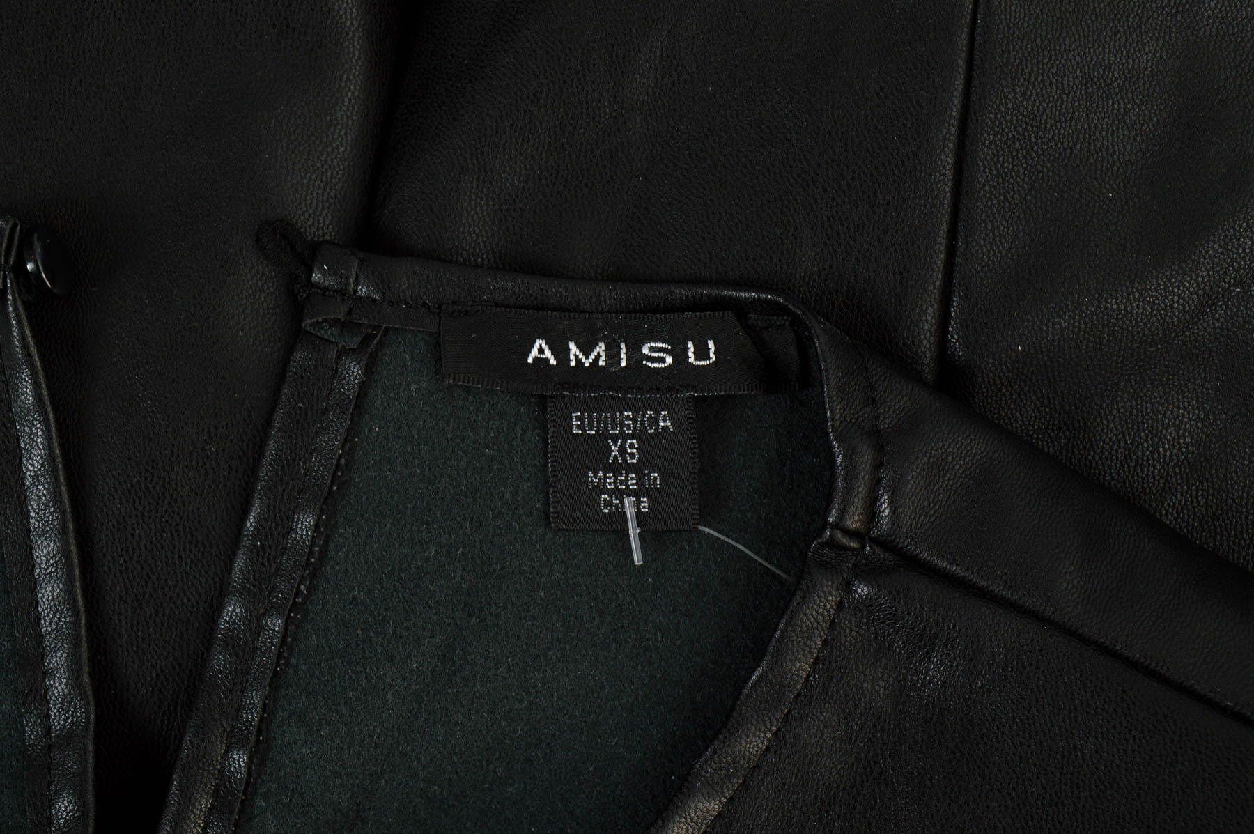 Γυναικείο δερμάτινο πουκάμισο - Amisu - 2