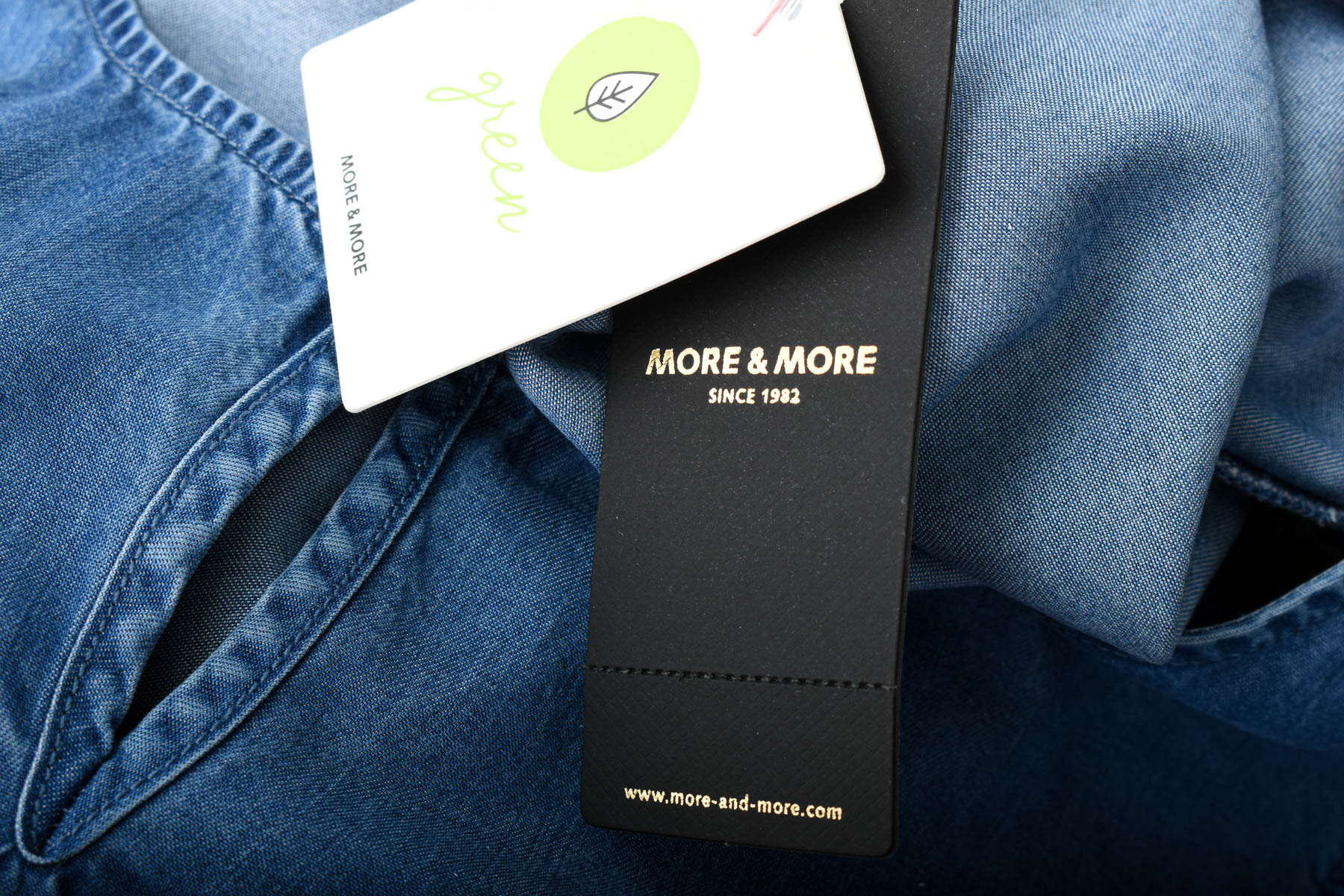 Γυναικείο τζιν πουκάμισο - More & More - 2