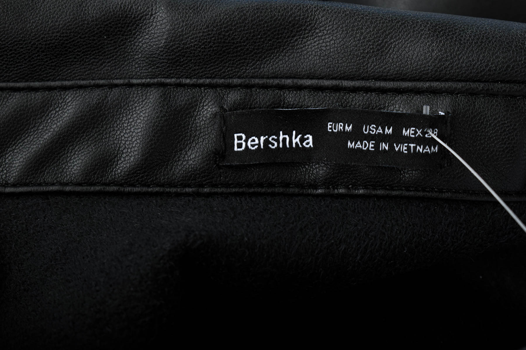 Γυναικείο δερμάτινο σακάκι - Bershka - 2