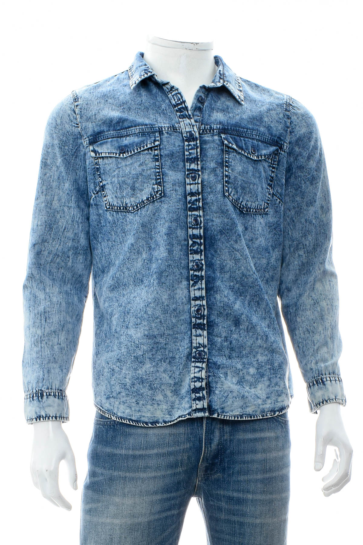 Men's Denim Shirt - Clockhouse - 0