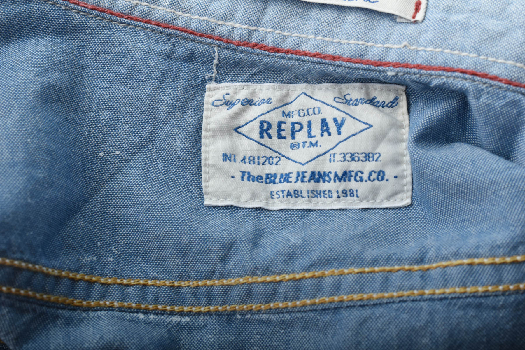 Men's Denim Shirt - REPLAY - 2