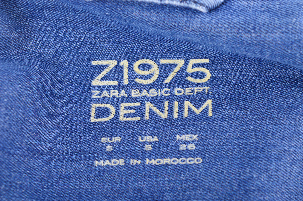 Męska koszula dżinsowa - ZARA Basic - 2