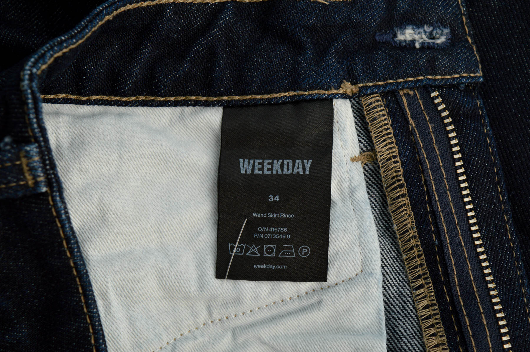 Fustă de jeans - WEEKDAY - 2