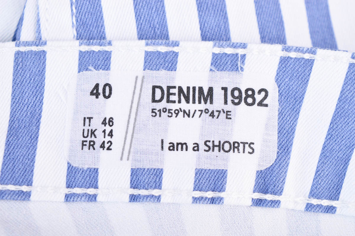 Pantaloni scurți de damă - Denim 1982 - 2