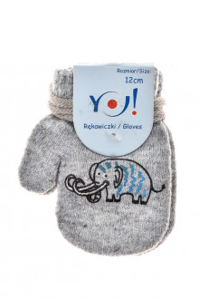 Mănuși pentru bebeluș băiat - YO! Club front