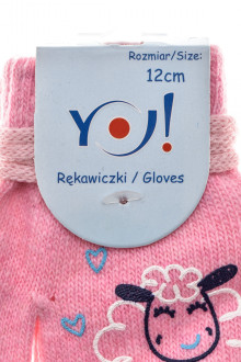 Rękawiczki dziecięce dla dziewczynki - YO! club back