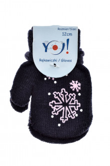 Бебешки ръкавици за момиче - YO! club front