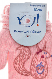 Βρεφικά γάντια για κορίτσι - YO! club back