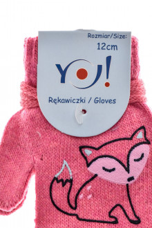 Baby gloves for Girl - YO! club back