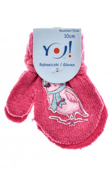Rękawiczki dziecięce dla dziewczynki - YO! club front