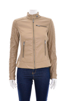 Women's leather jacket - GUESS front