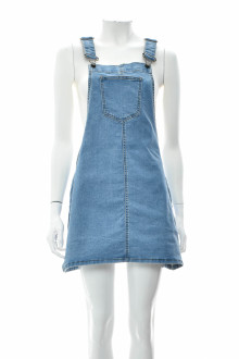 Woman's Dungaree Dress - TeX front