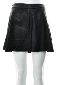 Leather skirt - DIVIDED front
