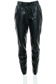 Women's leather trousers - MARC CAIN front