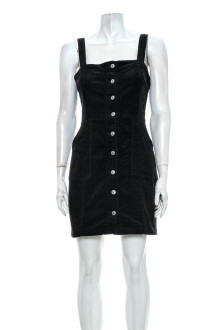 Woman's Dungaree Dress - DIVIDED front