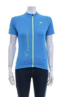 Female sports top for cycling - James & Nicholson front