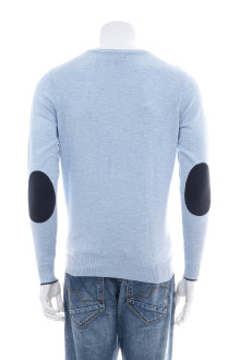 Мъжки пуловер - Cotton & Silk back