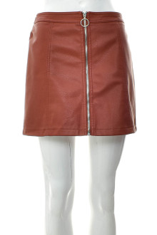 Leather skirt - Jennyfer front