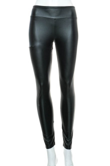 Leather leggings - CALZEDONIA front