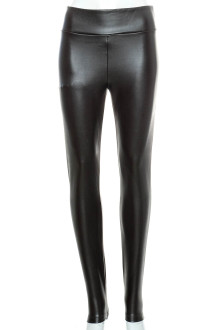 Leather leggings - CALZEDONIA front