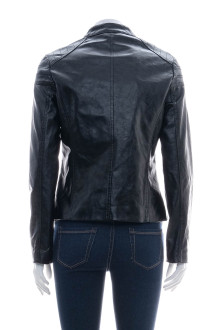 Women's leather jacket - Viventy back