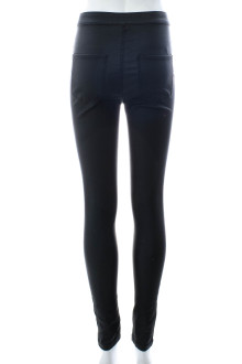 Women's leather trousers - NOISY MAY back