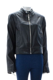 Women's leather jacket - Asos front
