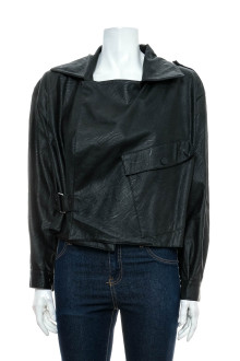 Women's leather jacket - VIC BEE front