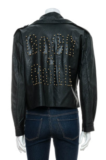 Women's leather jacket - VIC BEE back
