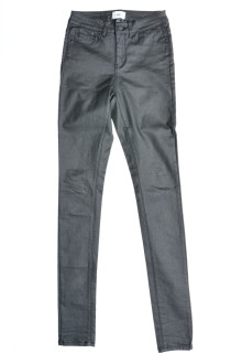 Women's leather trousers - ONLY front