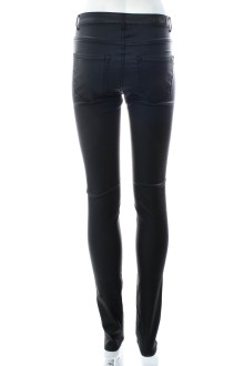 Women's leather trousers - ONLY back