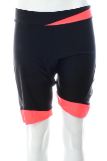 Women's cycling tights - DECATHLON front