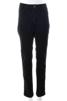 Women's trousers reversible front